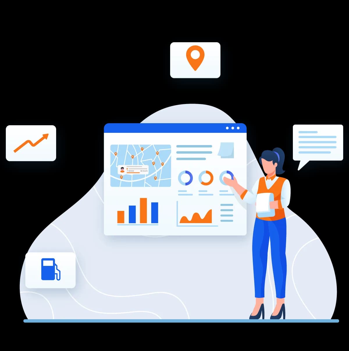 SecurePath dashboard and reporting illustration