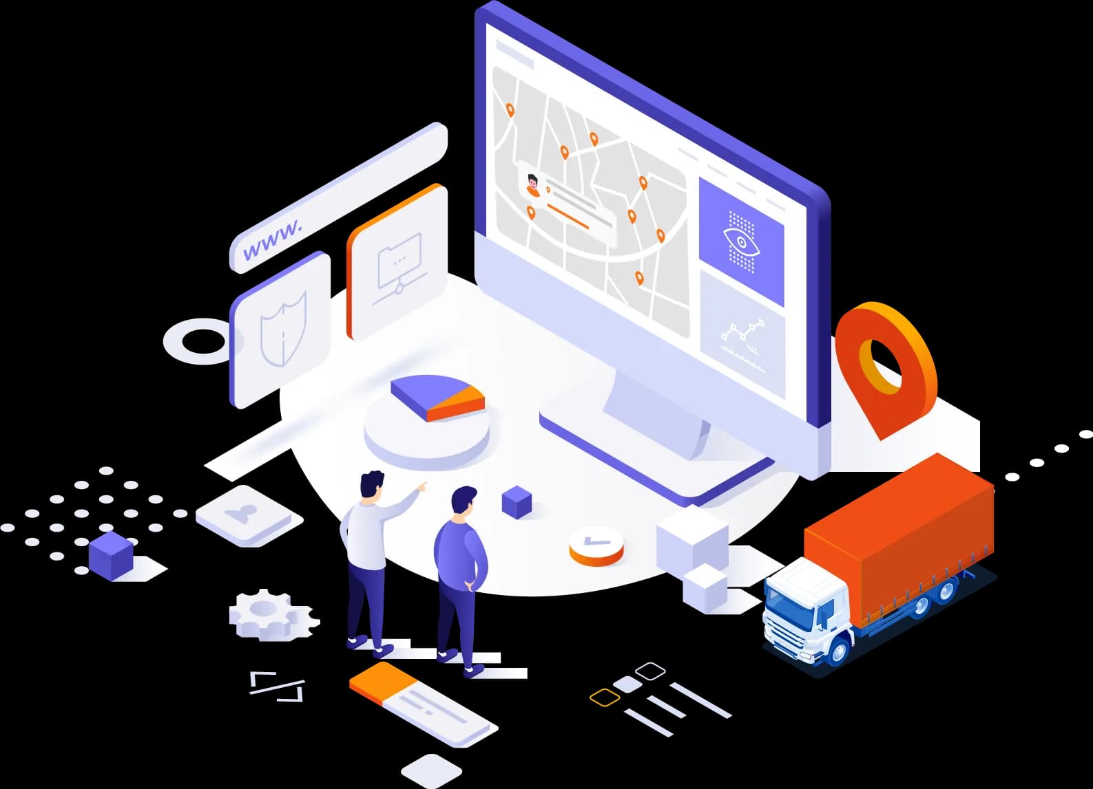Importance of SecurePath Premium — fleet monitoring illustration