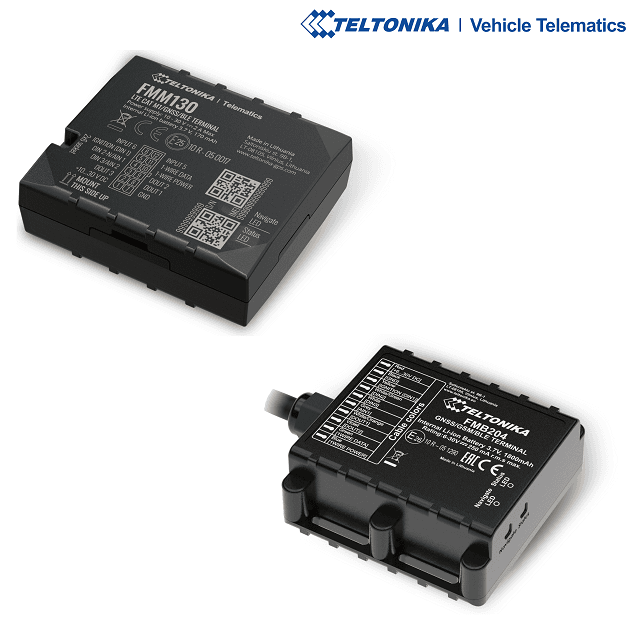 Teltonika FMM130 and FMB204 GPS tracker devices