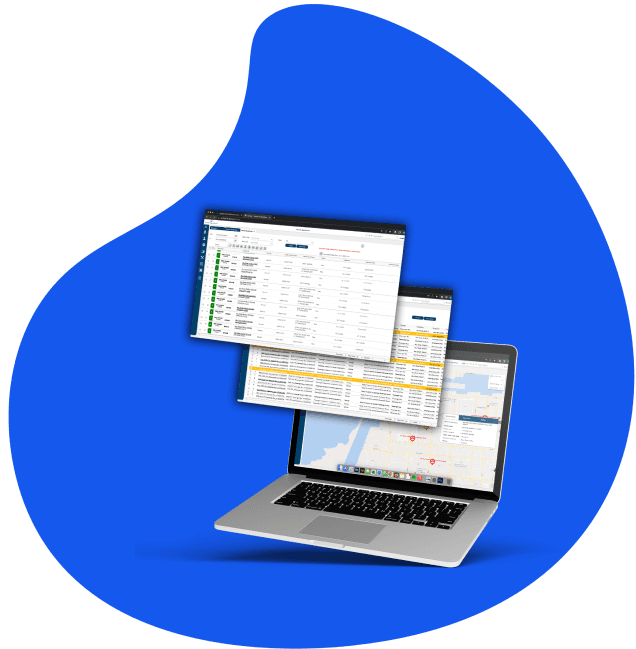 ASATEEL fleet management dashboard illustration